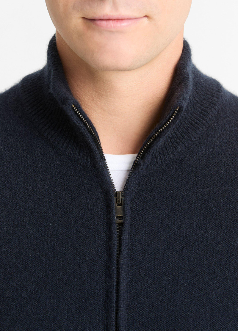 Plush Cashmere Full-Zip Sweater 2