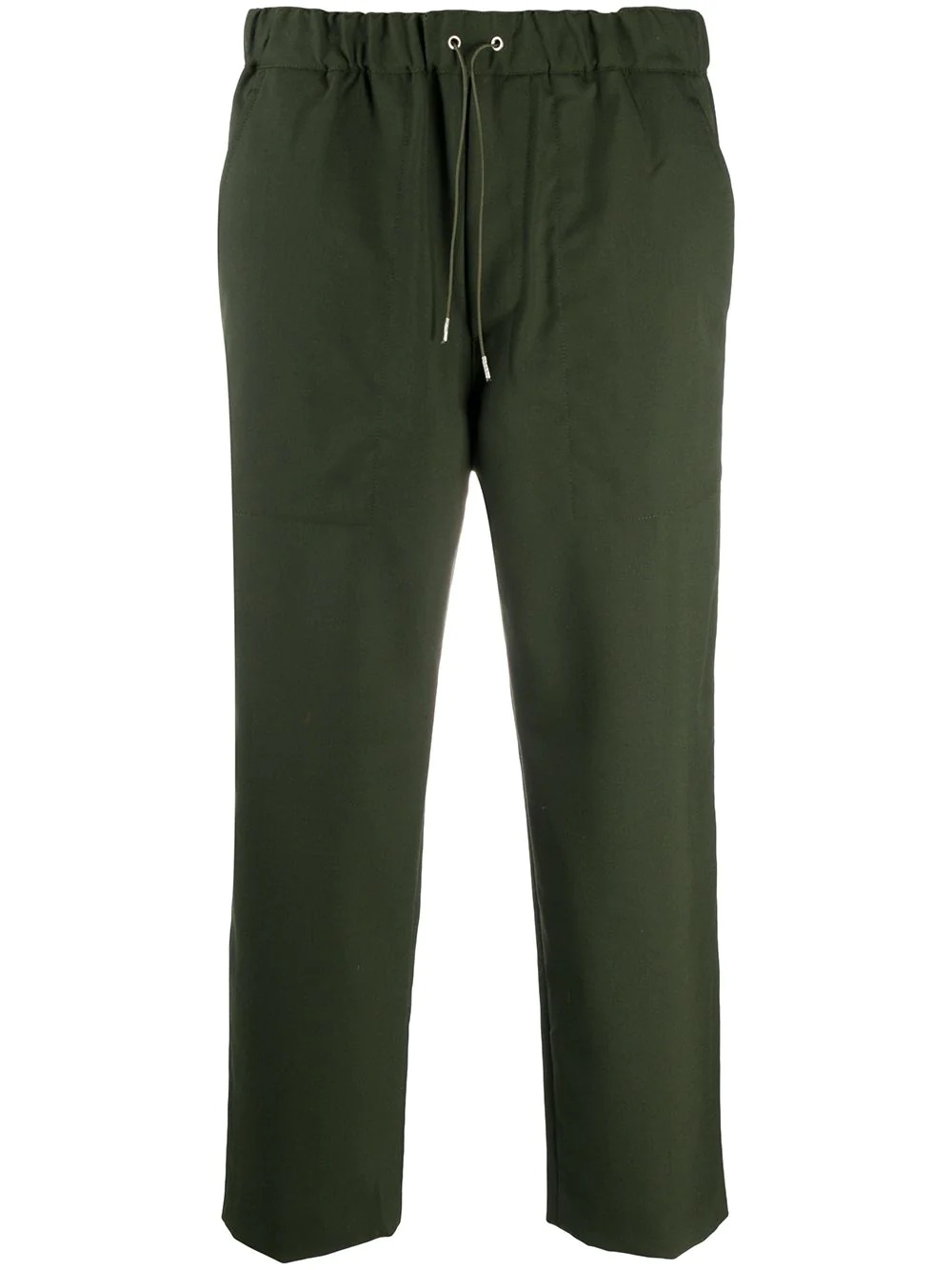 high-rise cropped trousers  - 1