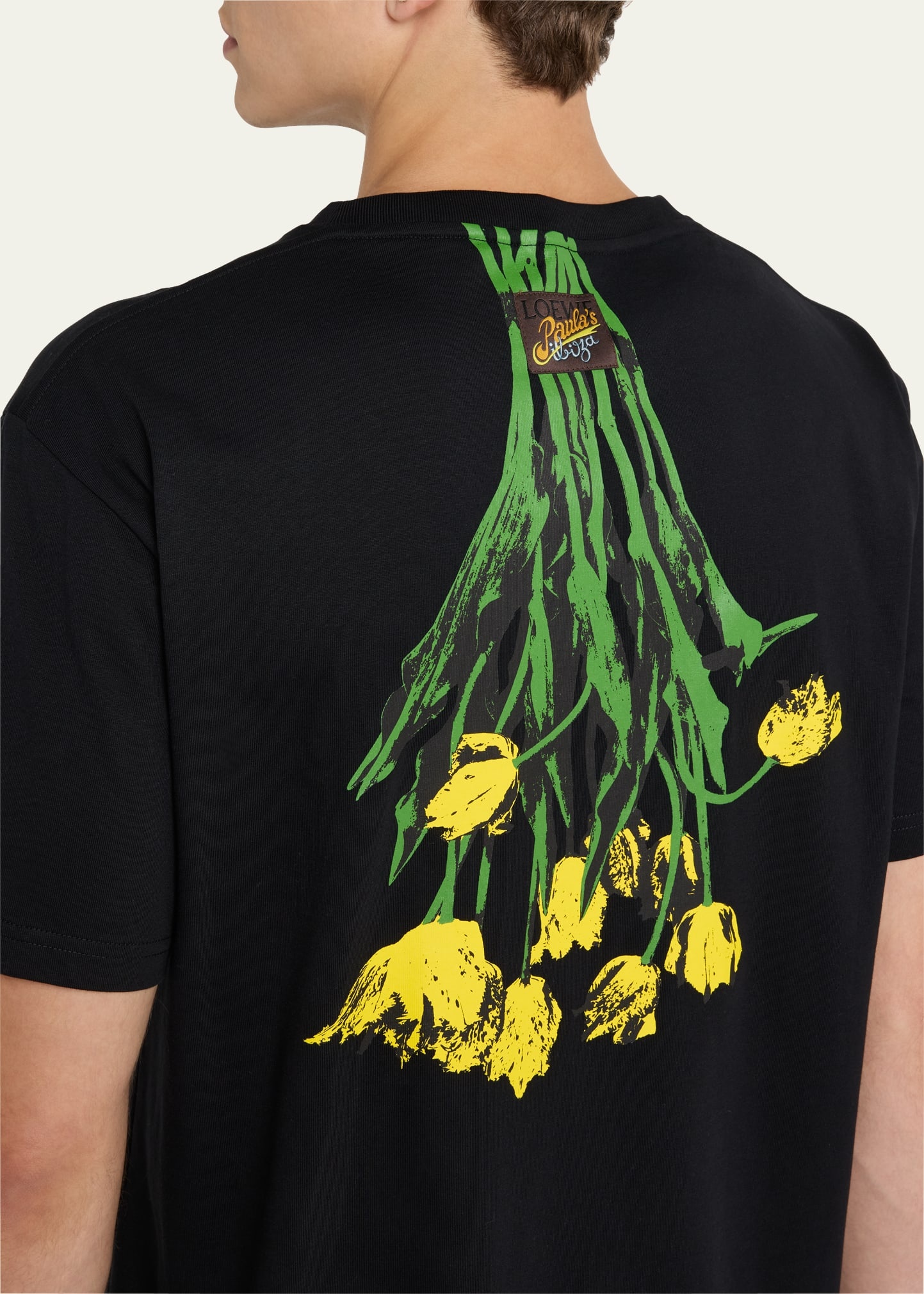 Men's Jersey Flower Print Graphic T-Shirt - 5
