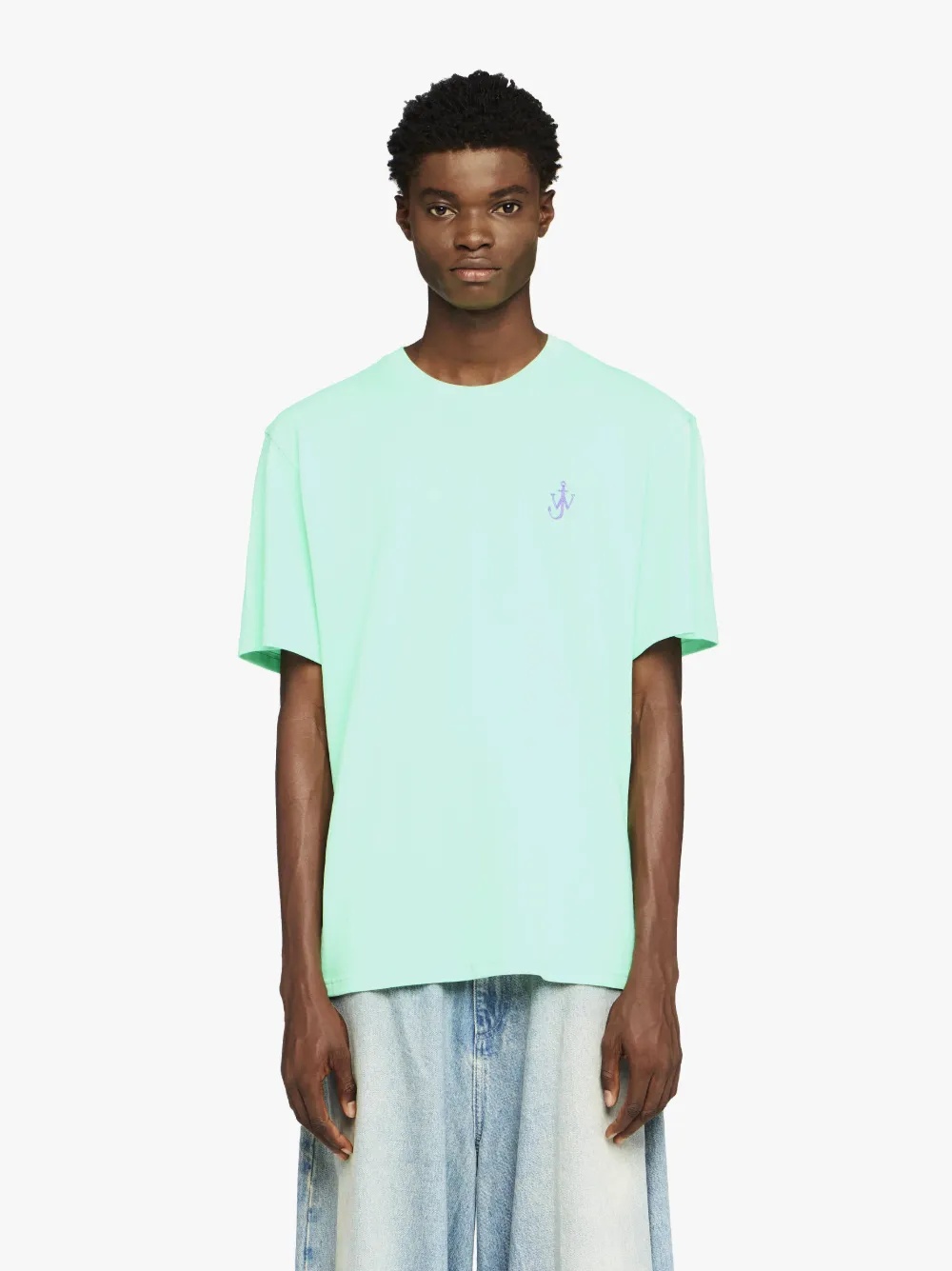 T-SHIRT WITH ANCHOR EMBROIDERY - 2