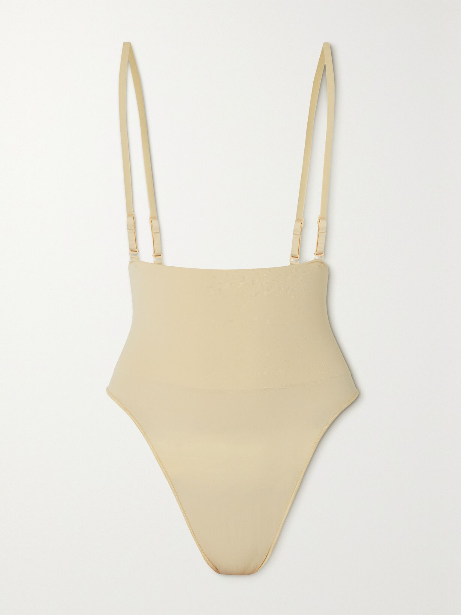 Core Control High Waist Thong - Clay Beige - 1