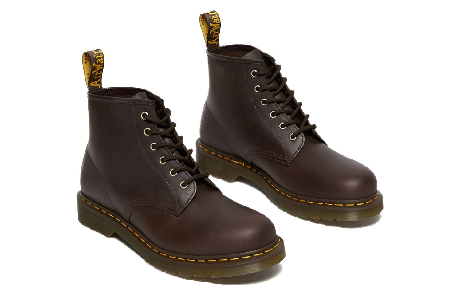 Dr. Martens 101 Crazy Horse Leather Ankle Boots 'Dark Brown' 27761201 - 2