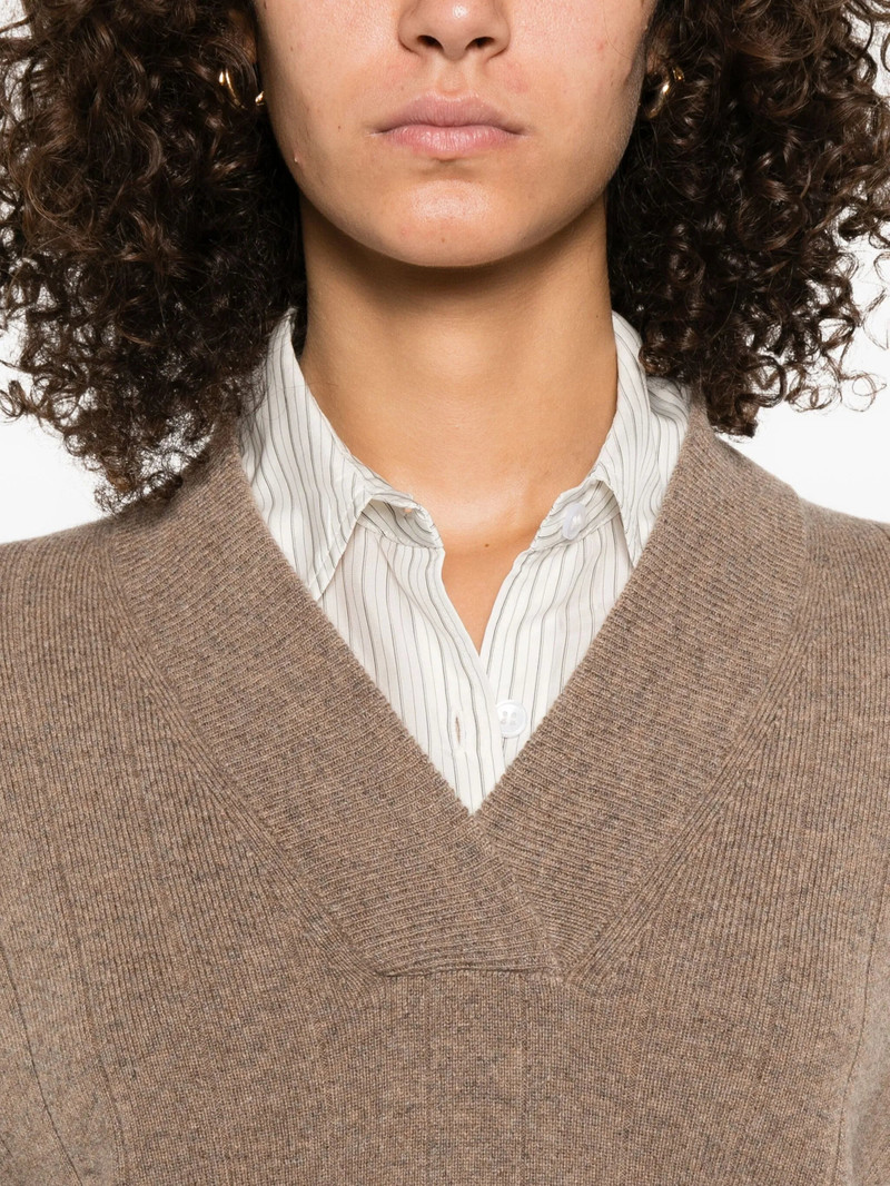 Max Mara Max Mara Ribbed V-neck Jumper outlook