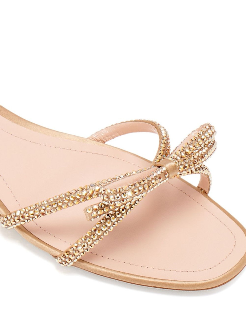 RENE CAOVILLA bow-detail sandals outlook