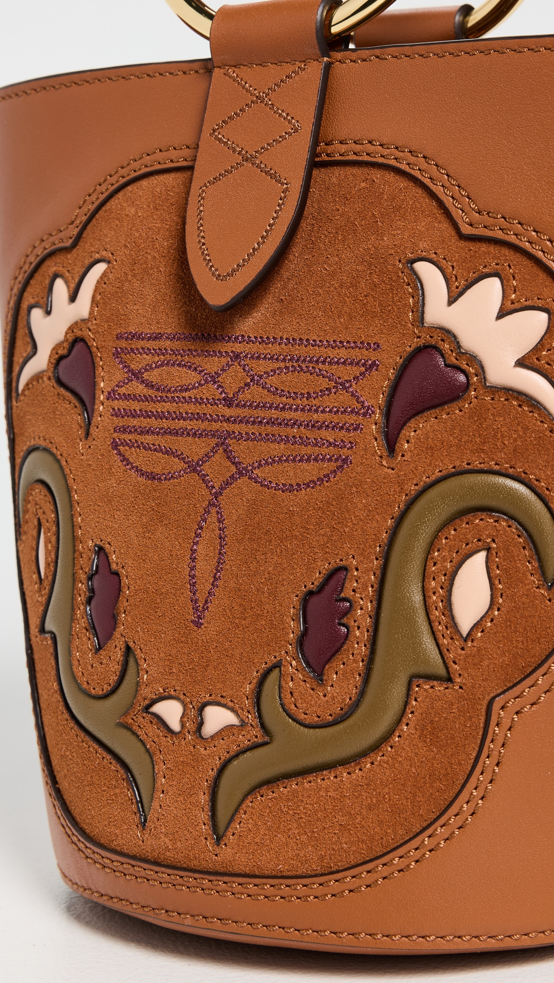 Western Small Bucket Bag - 4