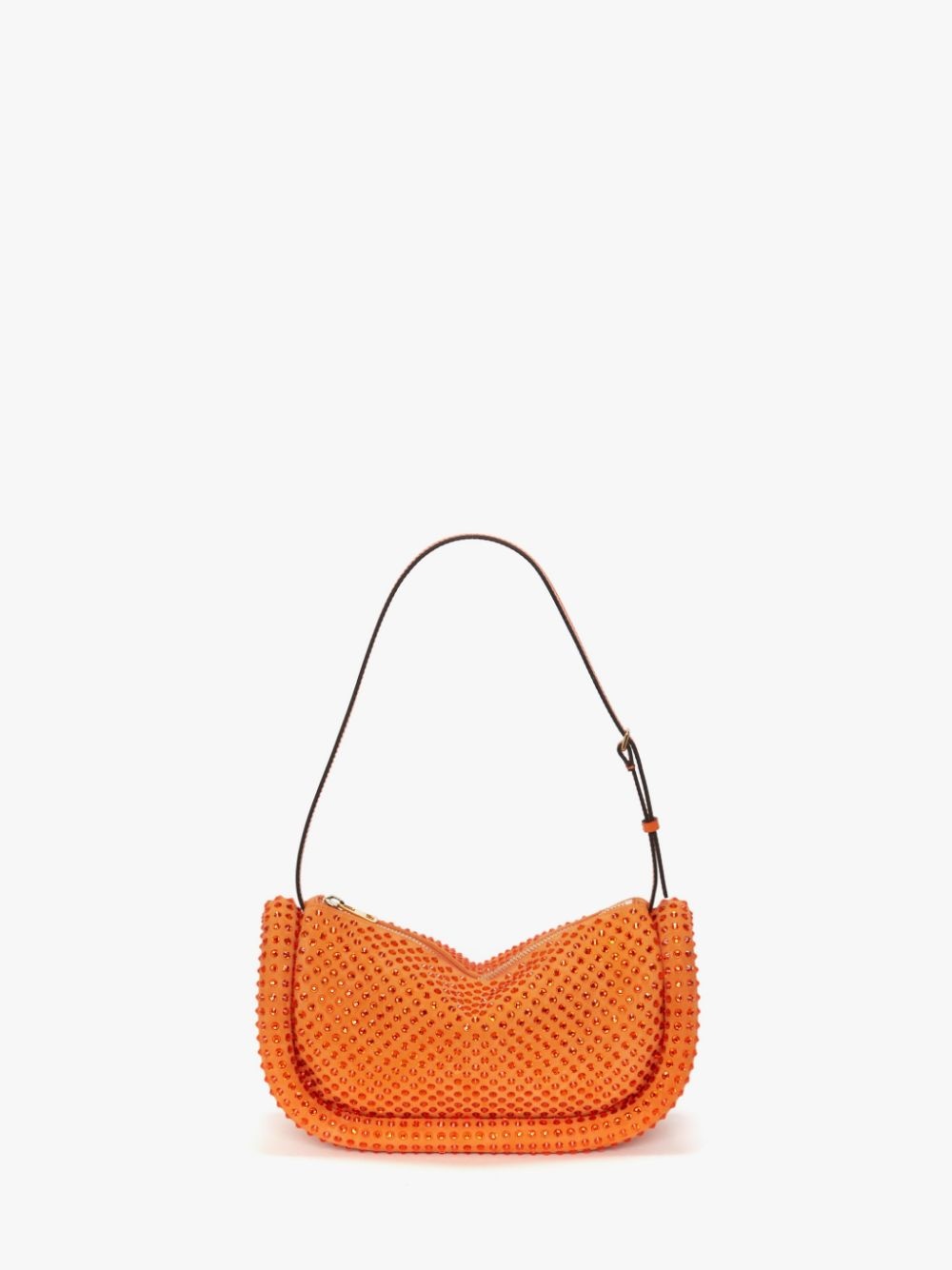 BUMPER-15 LEATHER SHOULDER BAG WITH CRYSTAL - 6