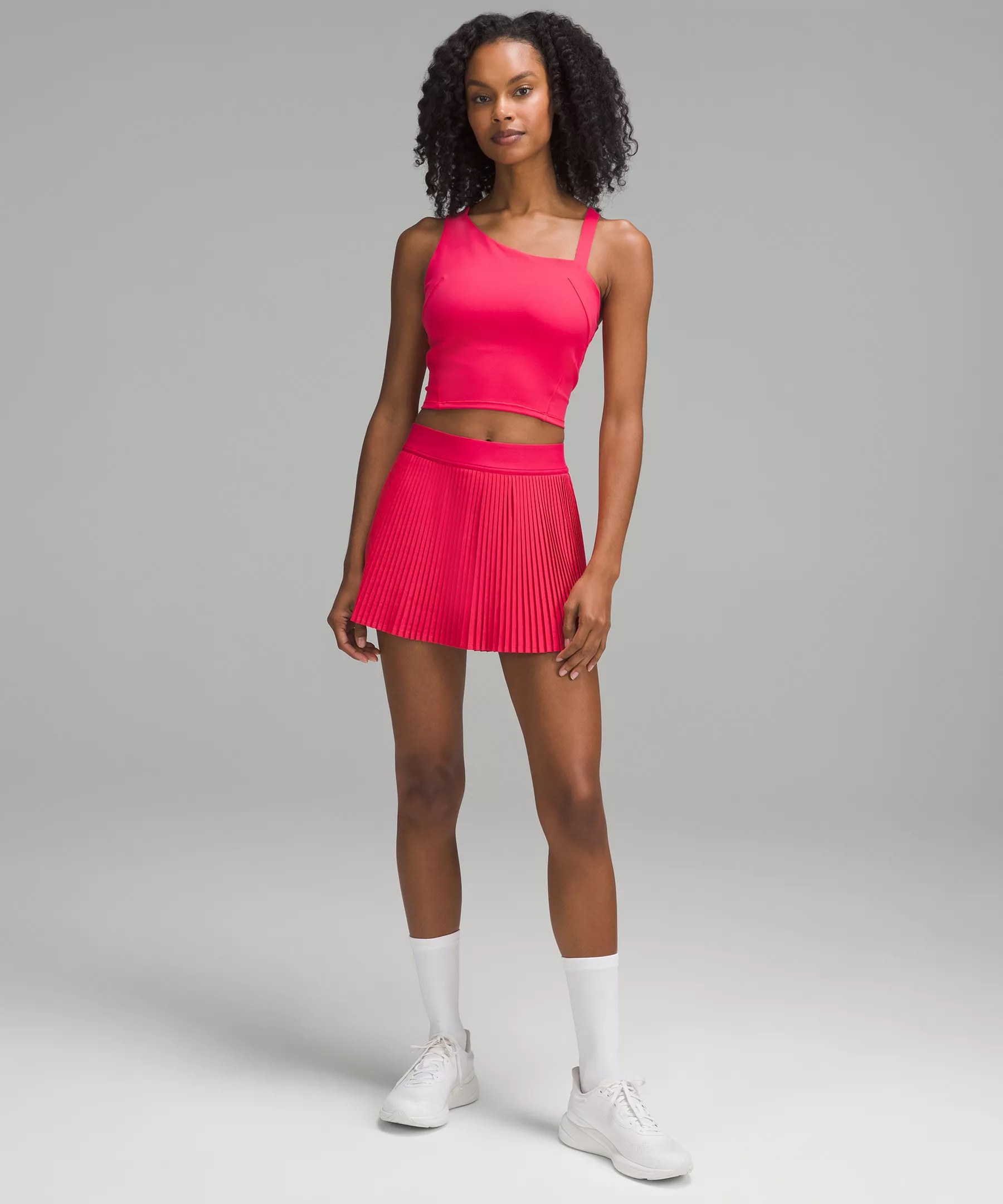 Varsity High-Rise Pleated Tennis Skirt - 2