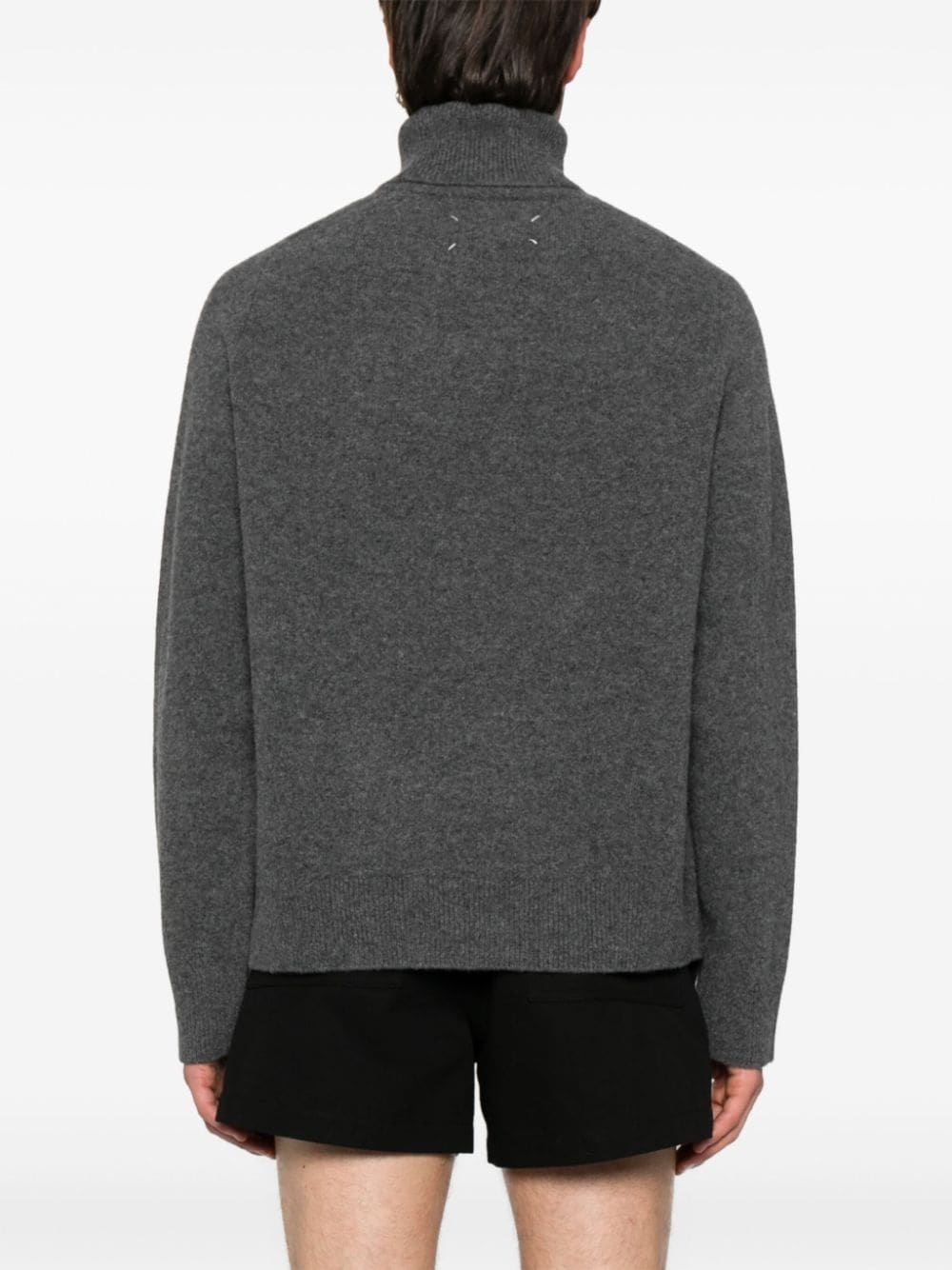 roll-neck wool jumper - 4