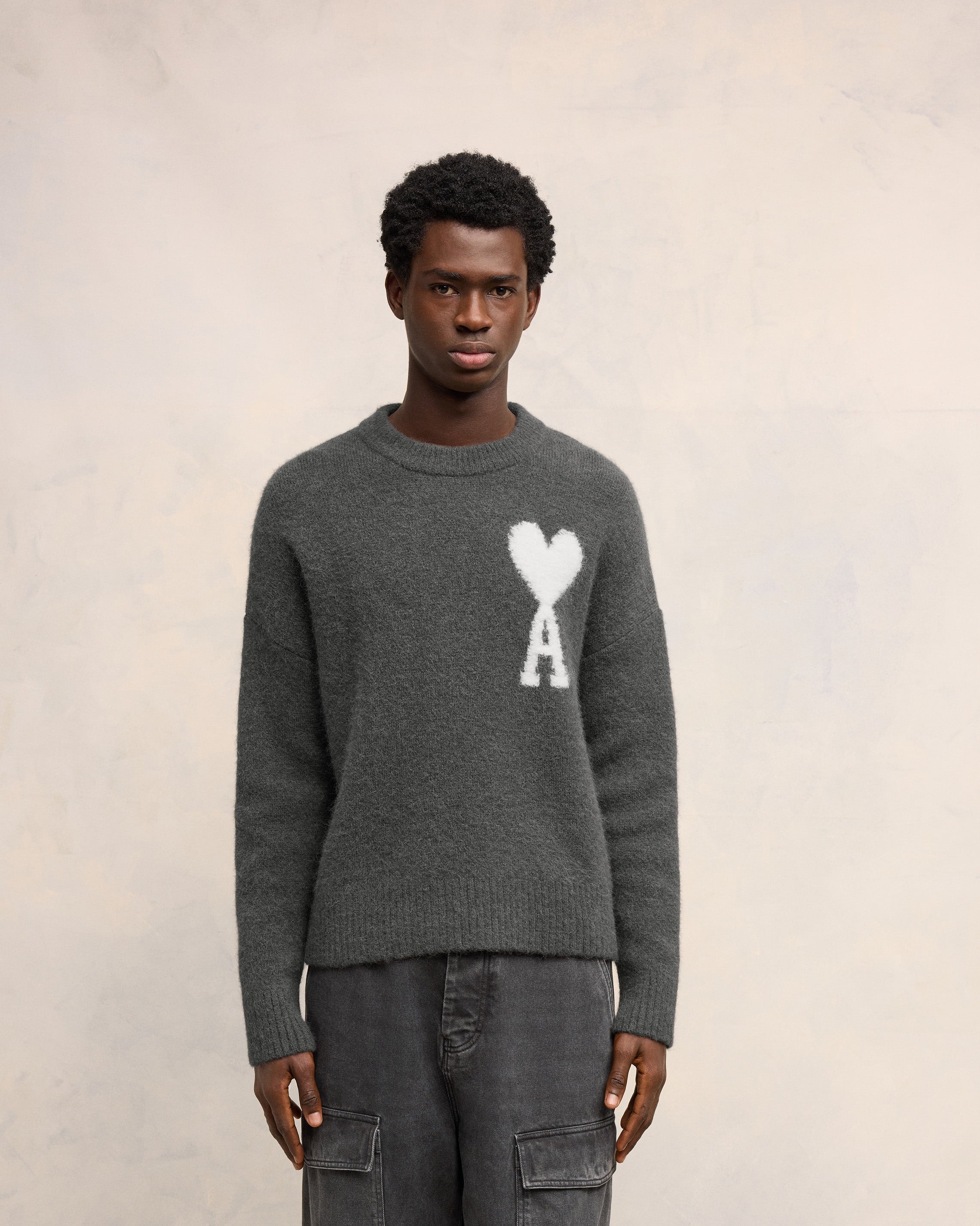 OFF-WHITE AMI DE COEUR CREW NECK SWEATER - 3