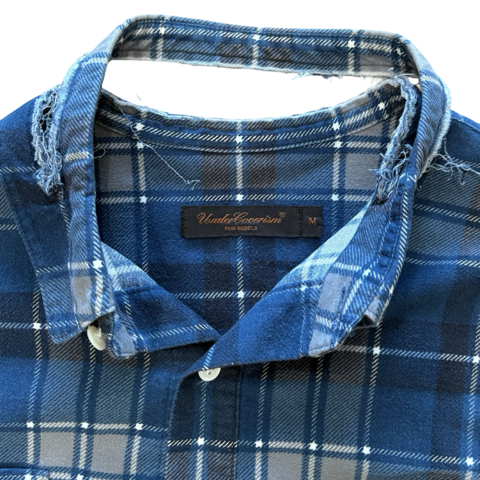 Final Blow - Undercover ‘Scab’ Distressed Flannels Sz Medium - 2