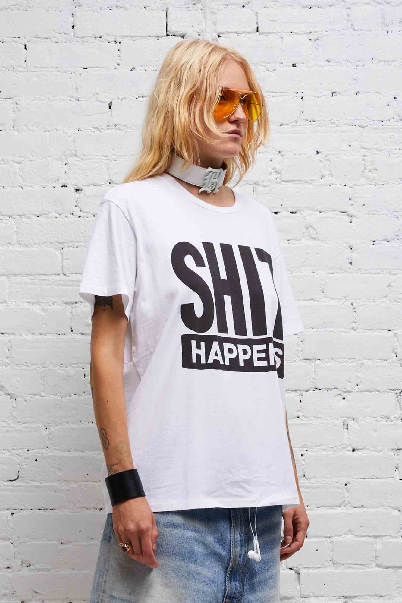 SHIT HAPPENS T - WHITE - 3