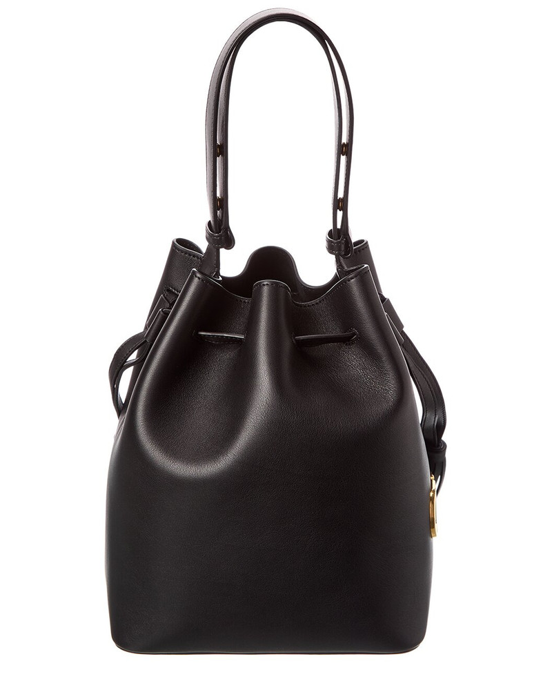 Valentino Valentino VLogo Leather Bucket Bag outlook