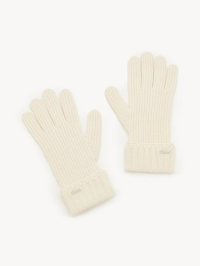 Chloé RIBBED KNIT GLOVES outlook