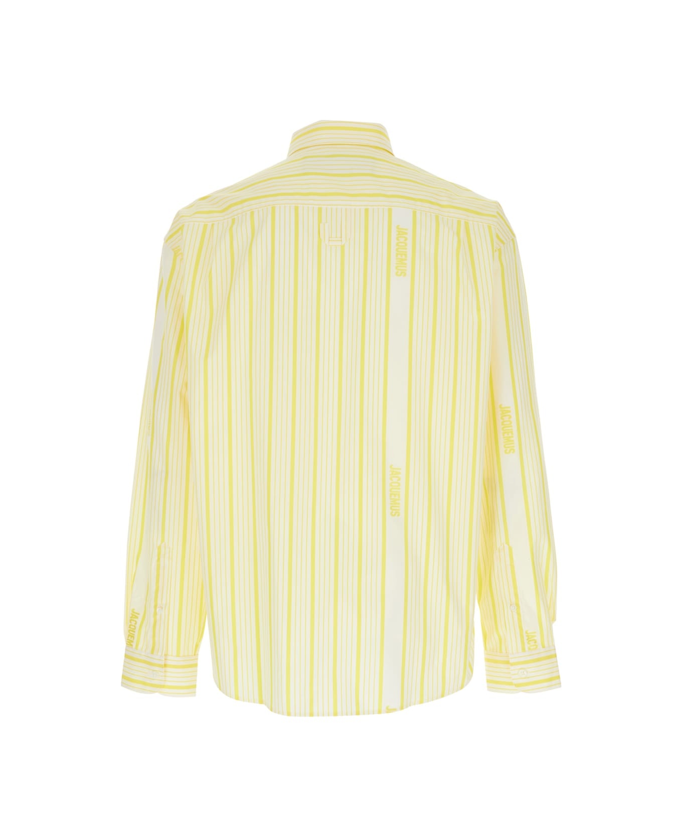 Striped Collared Long-sleeve Shirt - 2