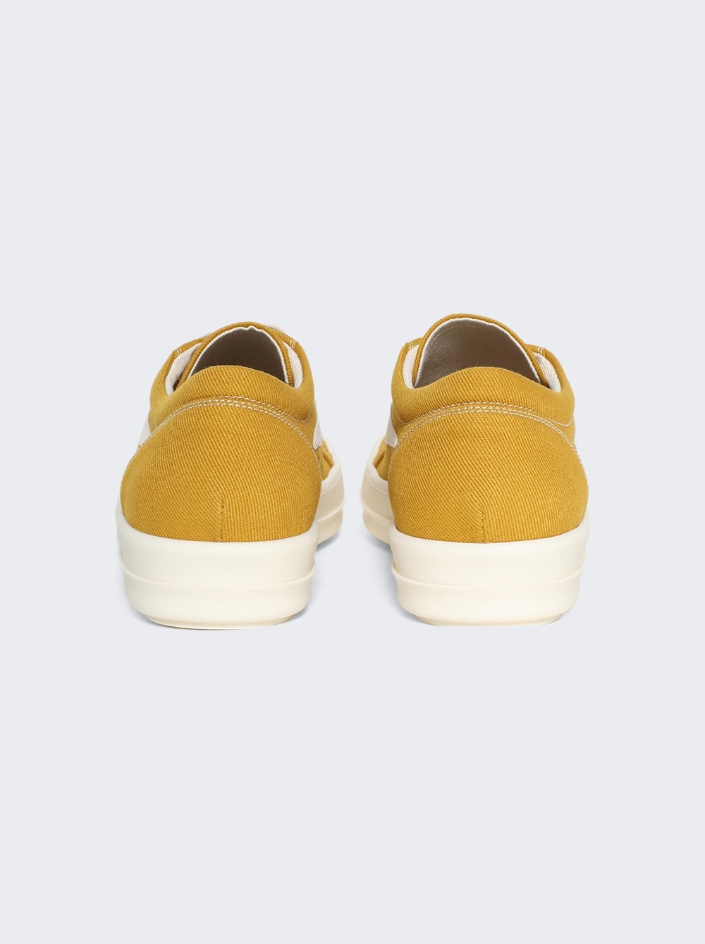 Scarpe In Pelle Vintage Sneakers Ochre And Milk - 2