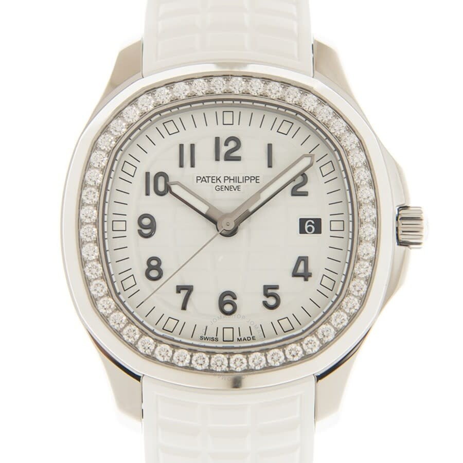 Patek Philippe Aquanaut Luce Quartz Diamond White Dial Ladies Watch 5267-200A-010 - 2