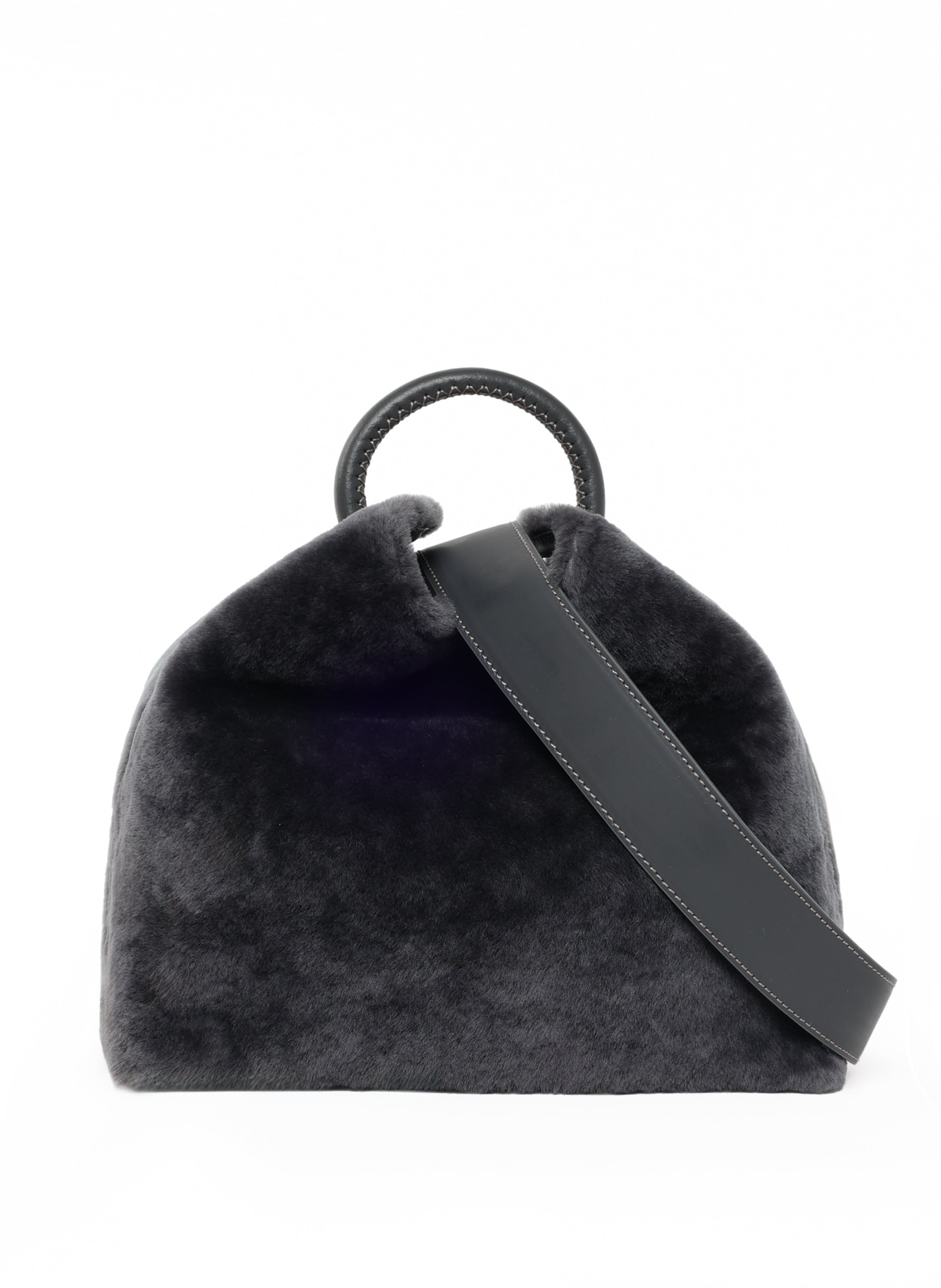 Raisin Shearling Montone Ardesia - 3