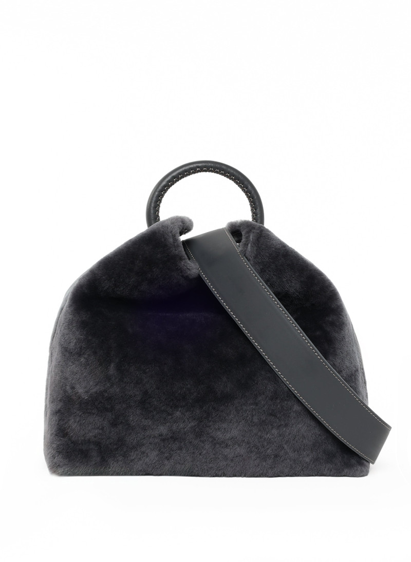 Raisin Shearling Montone Ardesia 3