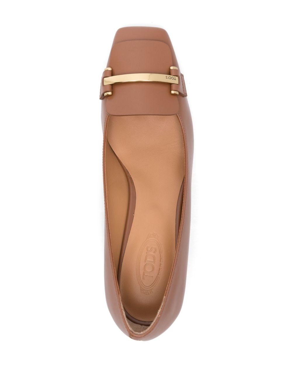 50mm leather pumps - 4
