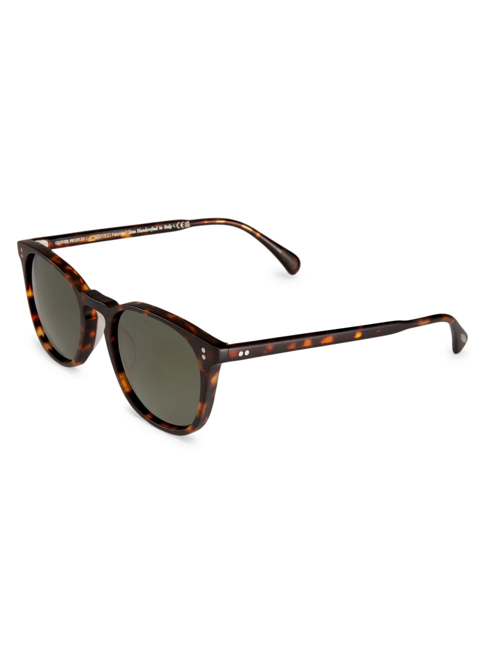 Finley 51MM Round Sunglasses - Brown Tortoise - 1