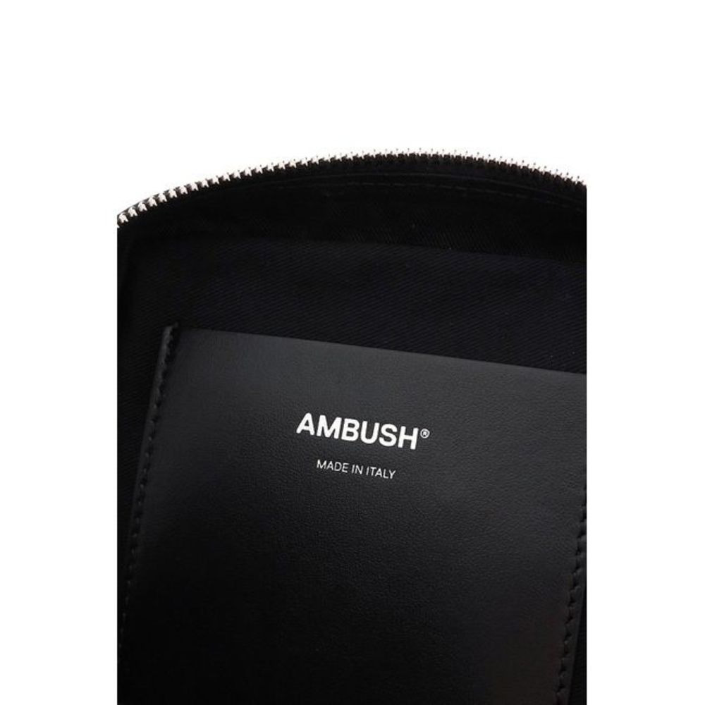 Ambush Women Crossbody Black Leather Shoulder Bag - 4