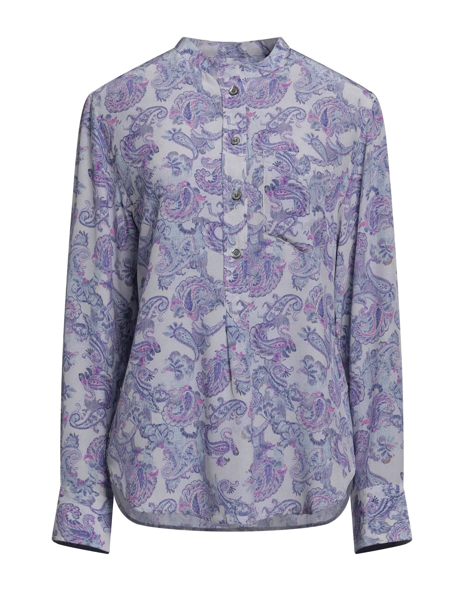 Light purple Women's Patterned Shirts & Blouses - 1