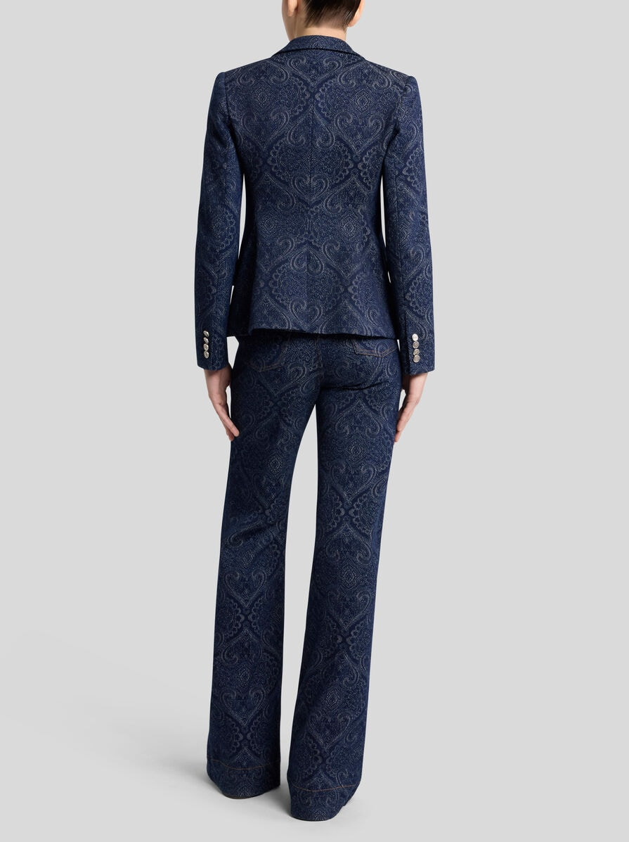 DENIM JACQUARD JACKET - 4