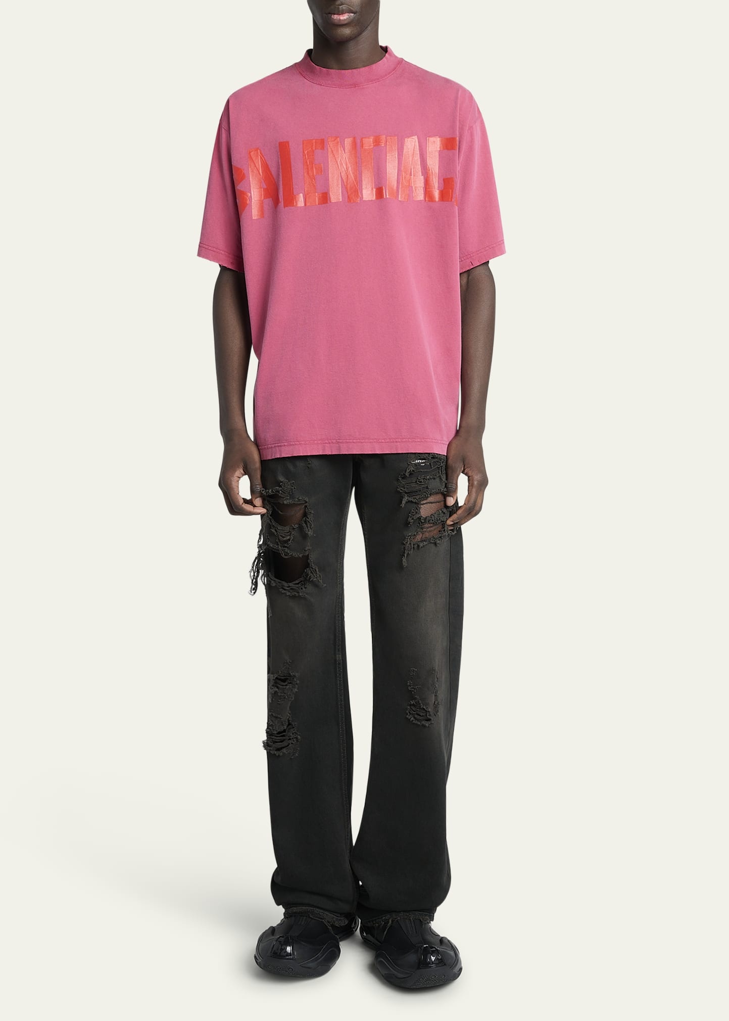 Men's Medium-Fit Tape T-Shirt - 2