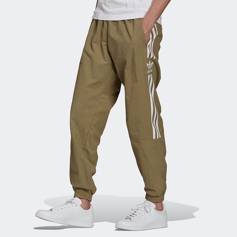 Men's adidas originals Lock Up Tp Stripe Logo Woven Bundle Feet Sports Pants/Trousers/Joggers Autumn - 3