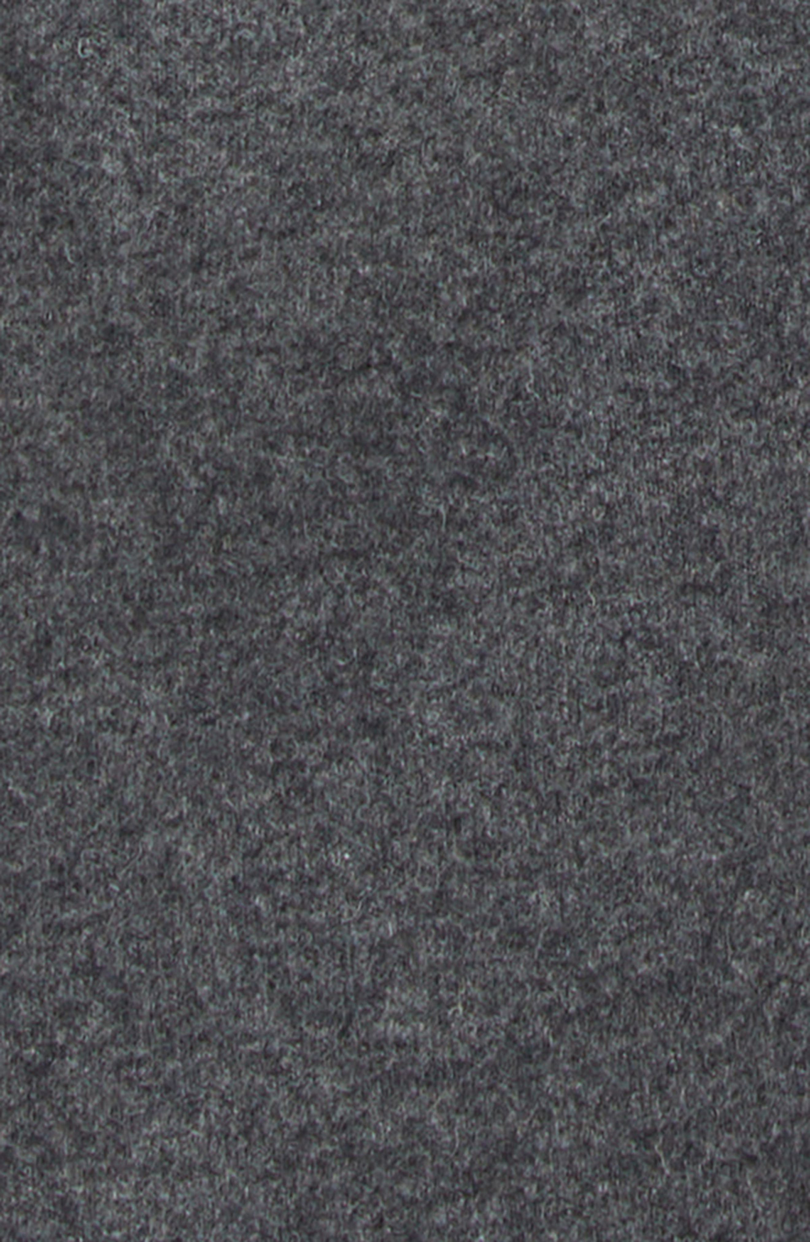 Veronica Beard Theodora Ruched Long Sleeve Midi Dress in Medium Heather Grey at Nordstrom - 6
