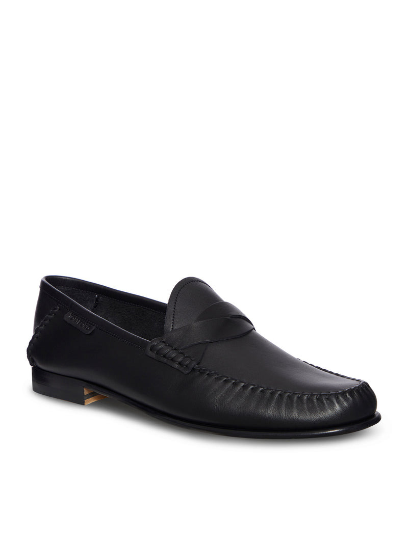 Tom Ford Men Ripley Smooth Leather Moccasin With Braided Band - 2
