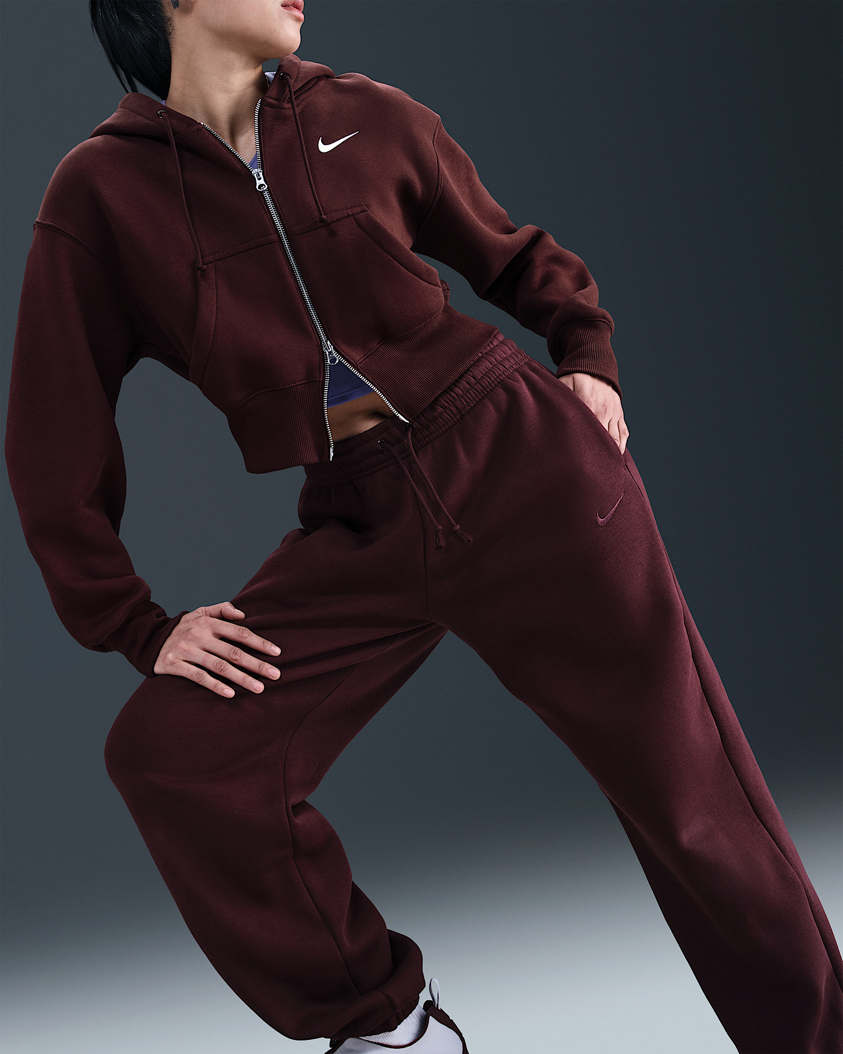 Nike Sportswear Phoenix Fleece Women's High-Waisted Oversized Sweatpants - 5