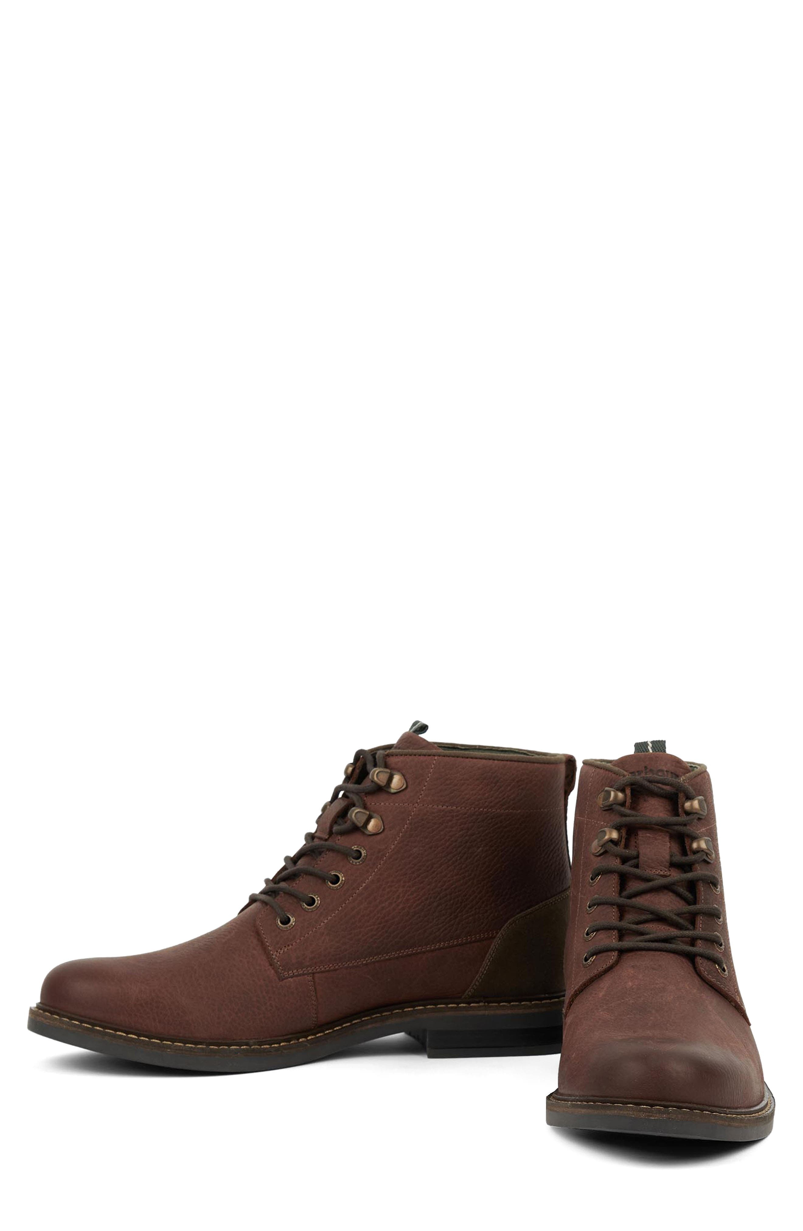 Barbour Deckham Plain Toe Boot in Cedar at Nordstrom - 6