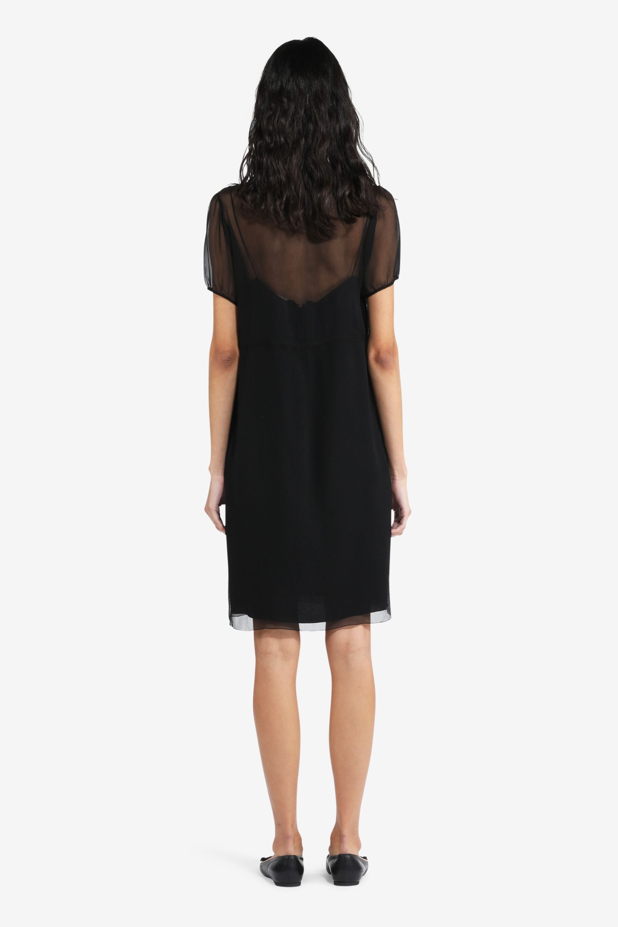SILK-CREPON DRESS - 2