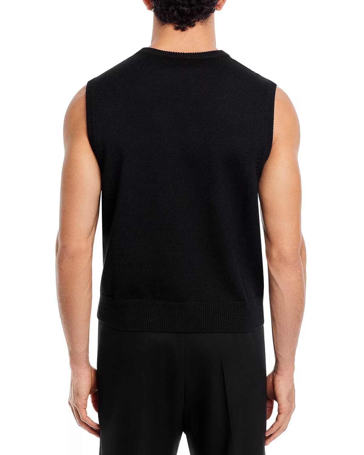 Jacquard Sweater Vest - 4