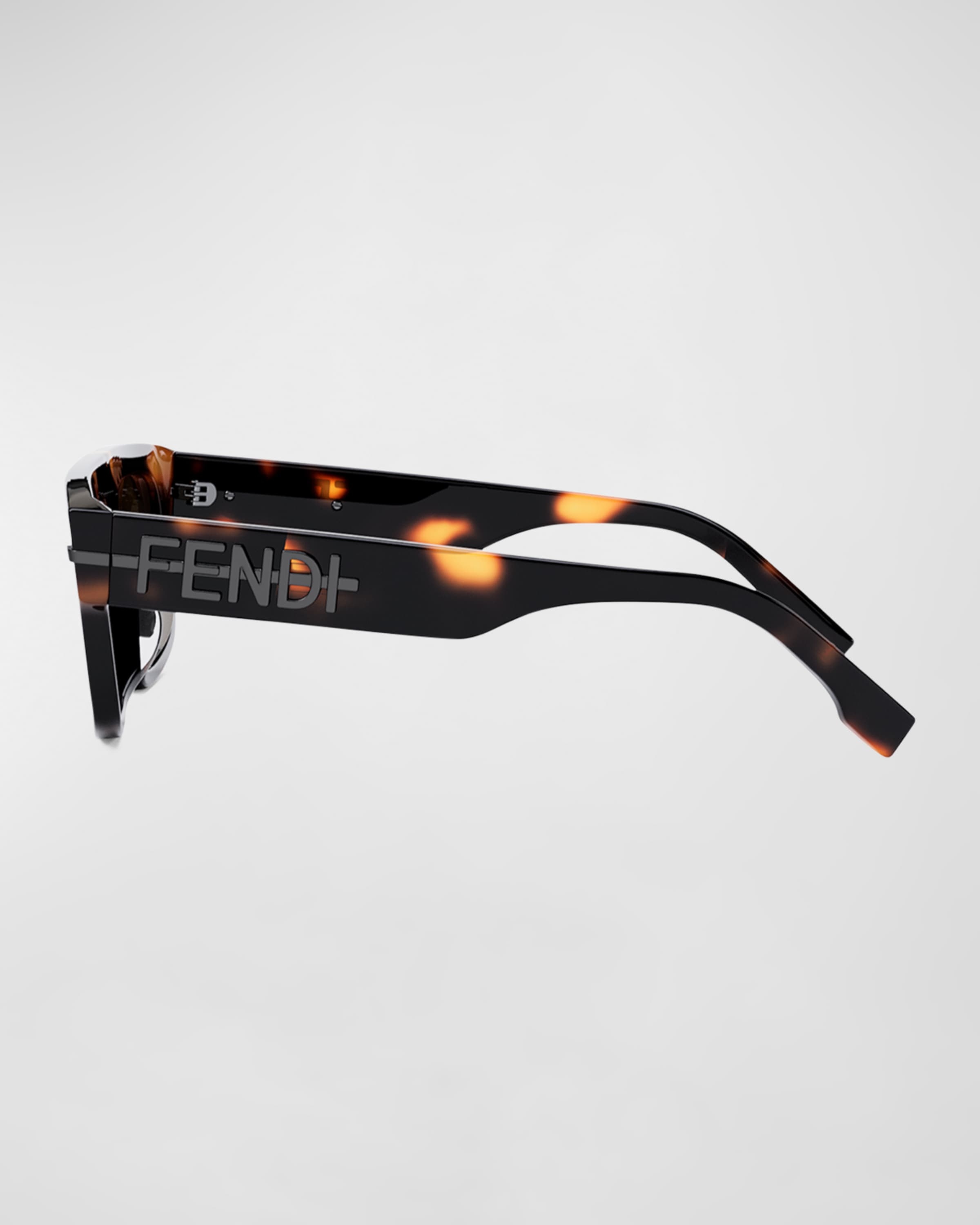 Men's Fendigraphy Acetate Rectangle Sunglasses - 3