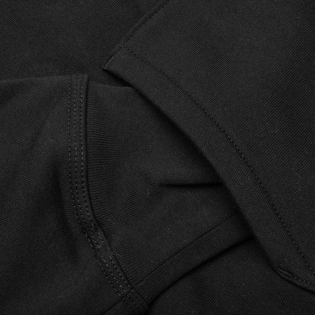 BASIC STUSSY HOODIE - BLACK - 6