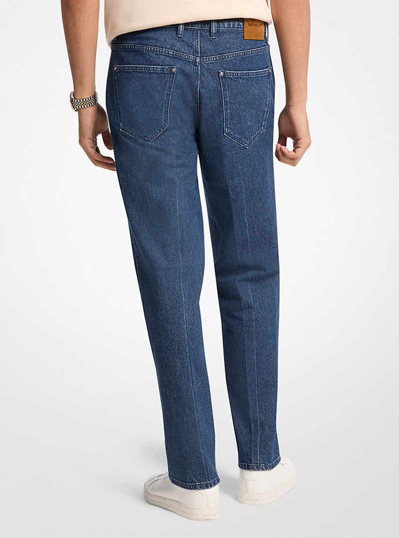 MICHAEL KORS Finn Straight-Fit Stretch Denim Jeans outlook