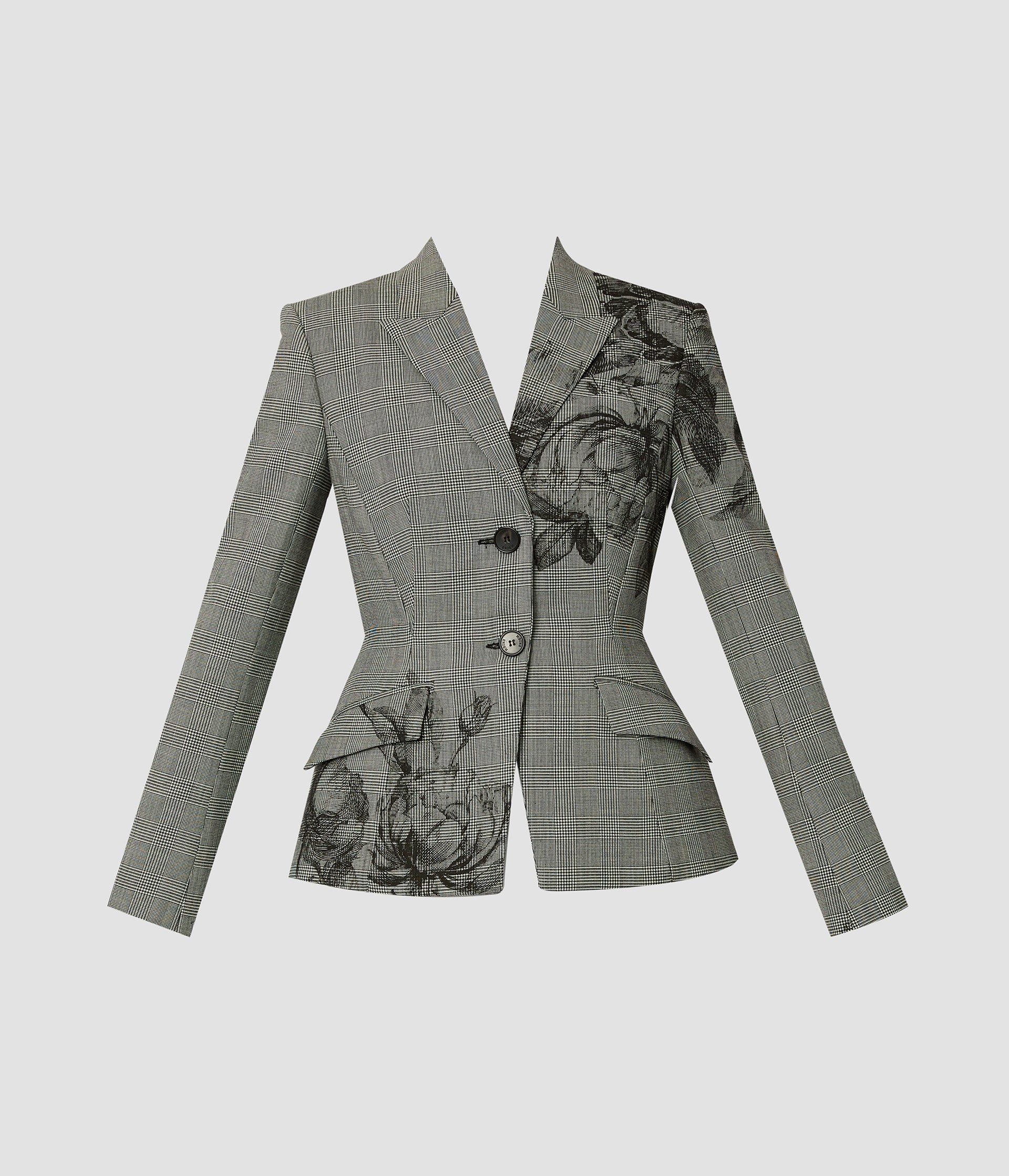 SINGLE BREASTED FITTED BLAZER - 2