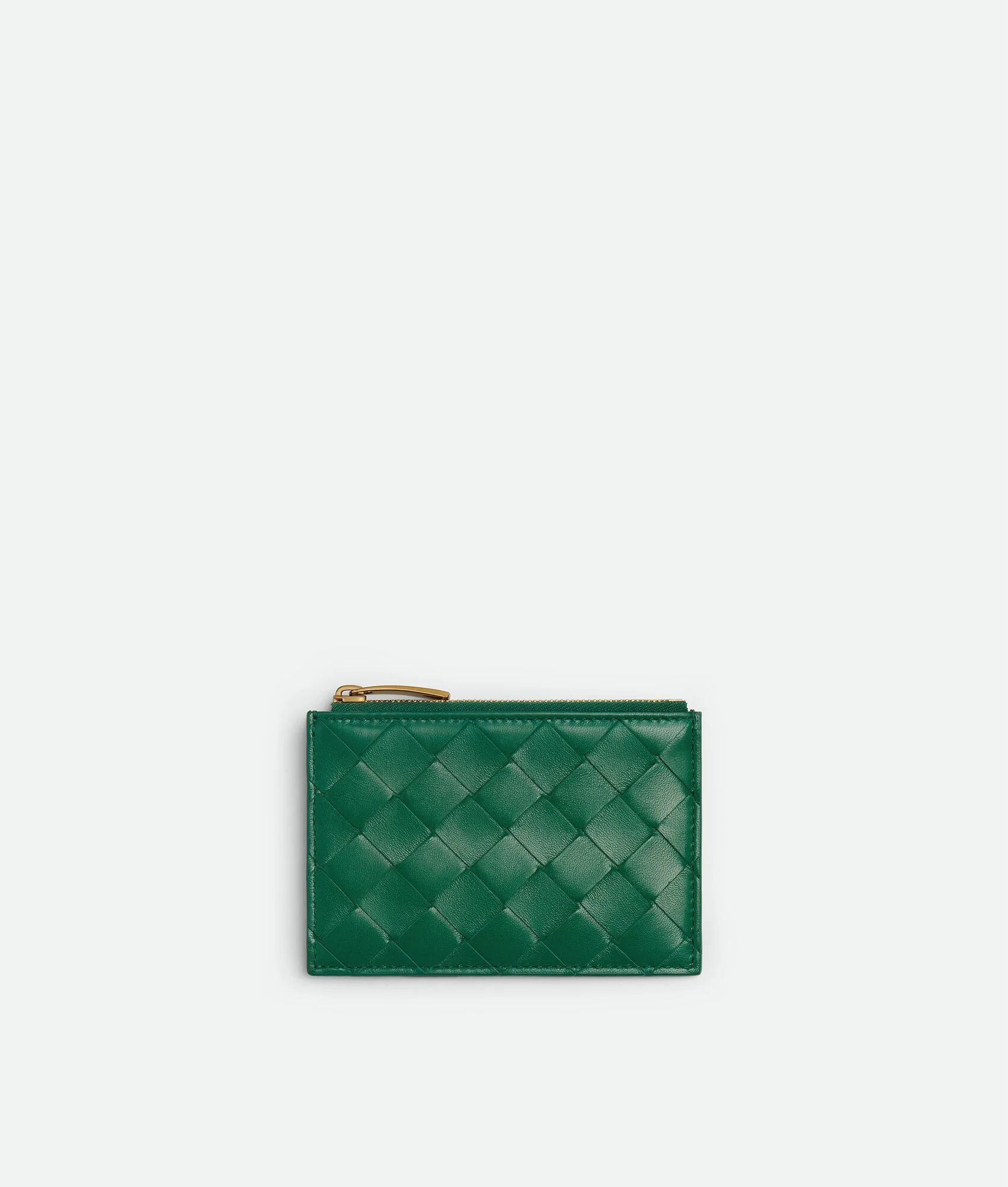 Intrecciato Zipped Card Case - 1