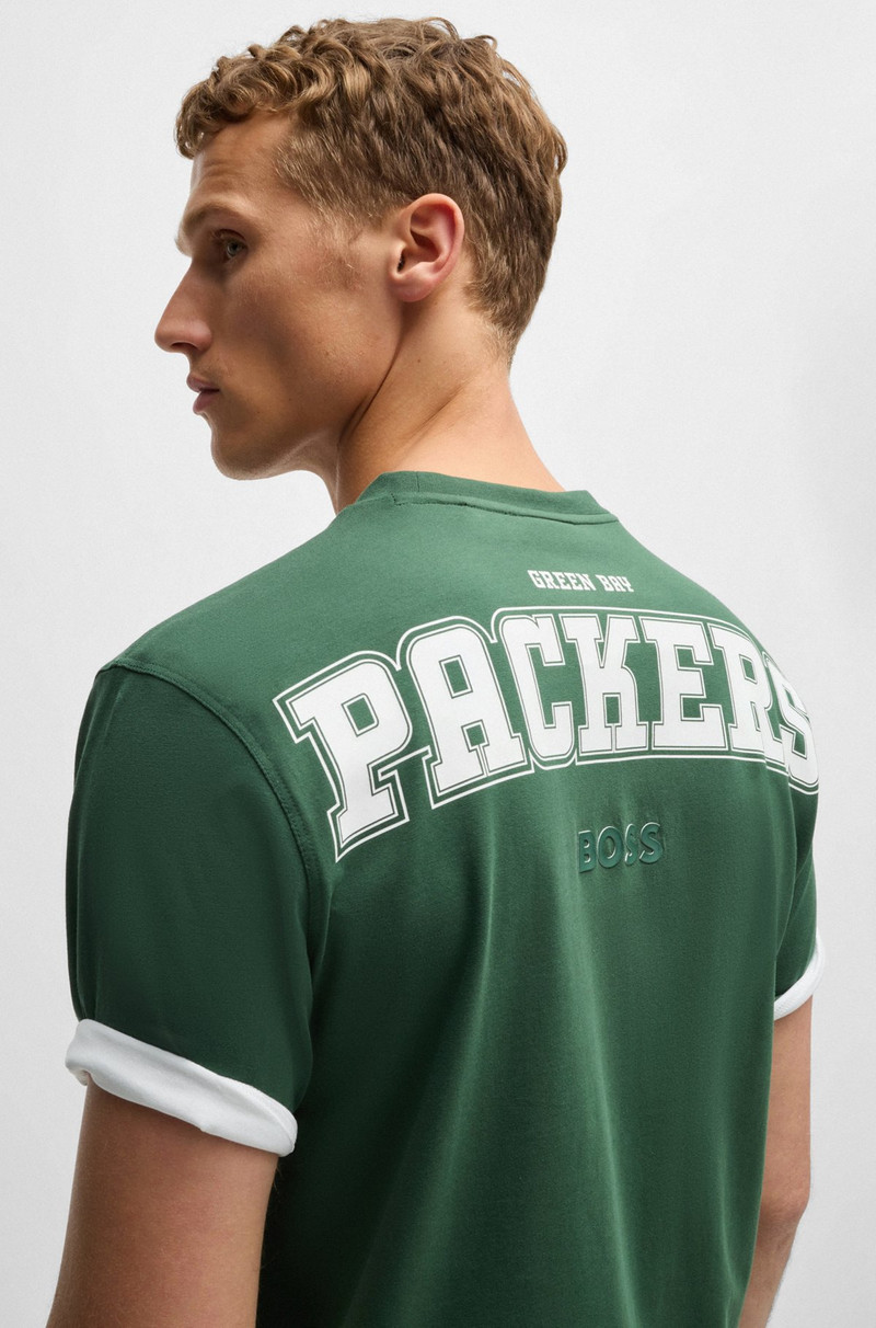 BOSS X NFL STRETCH-COTTON T-SHIRT WITH SPECIAL BRANDING 3