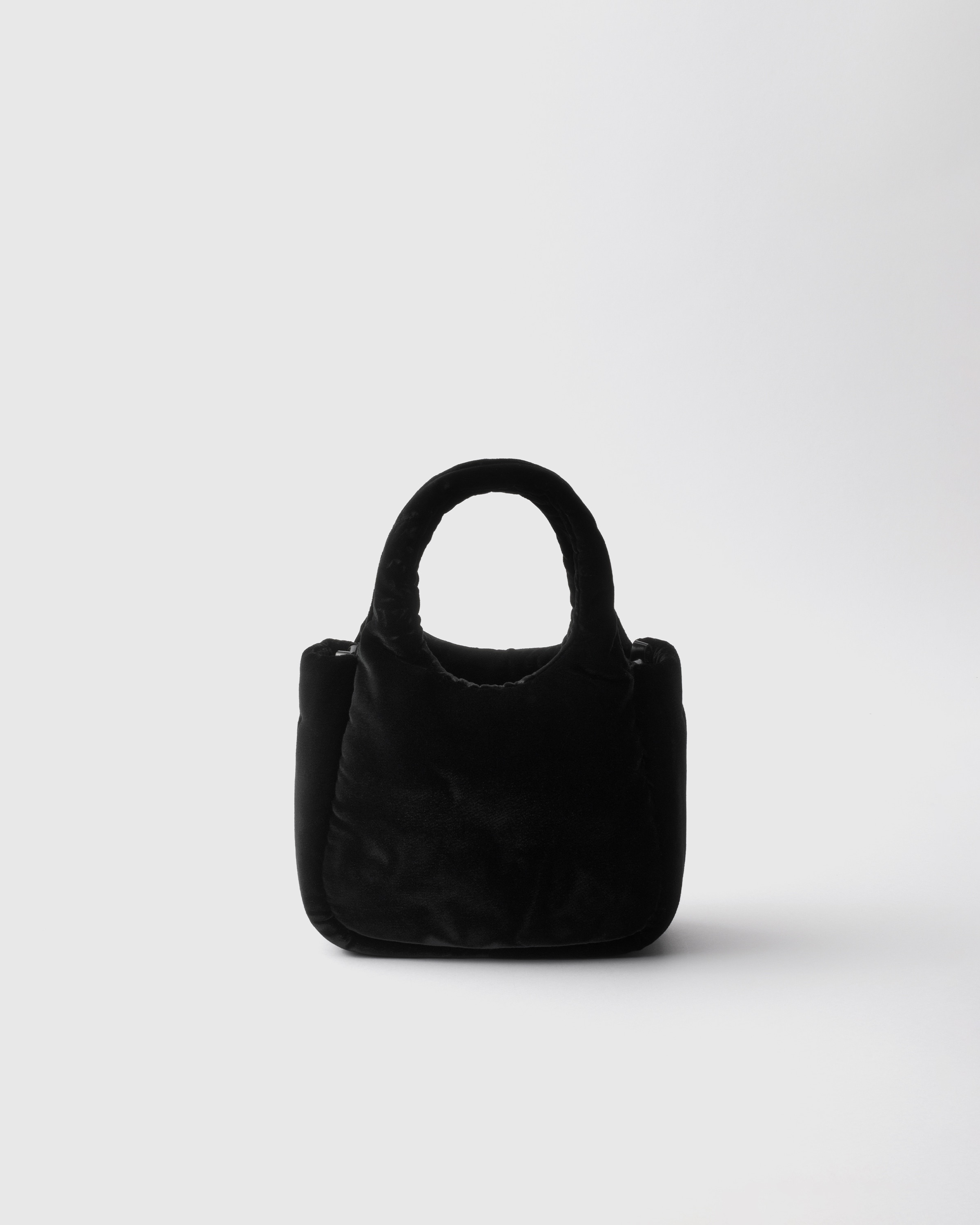 Padded velvet mini handbag - 4