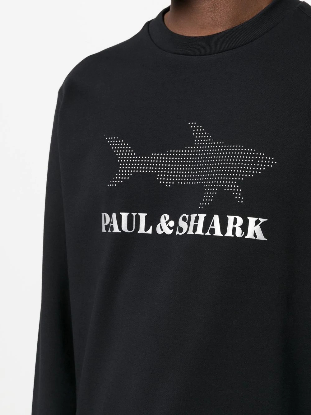 logo-print sweatshirt - 5