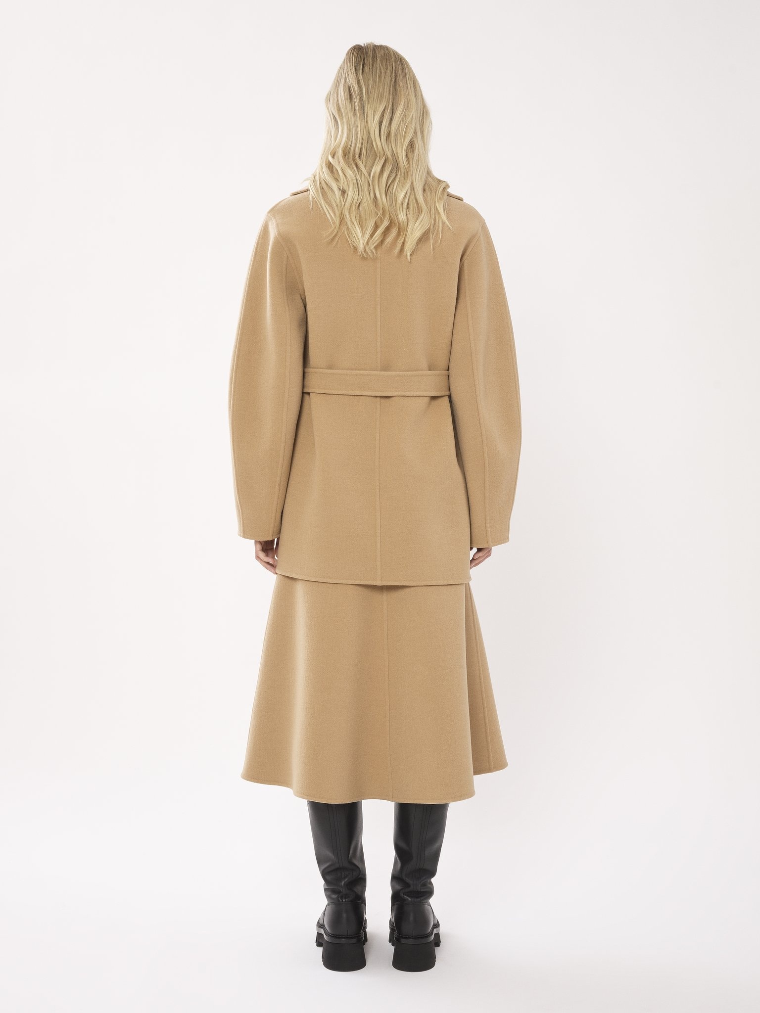 SHORT BELTED COAT - 5