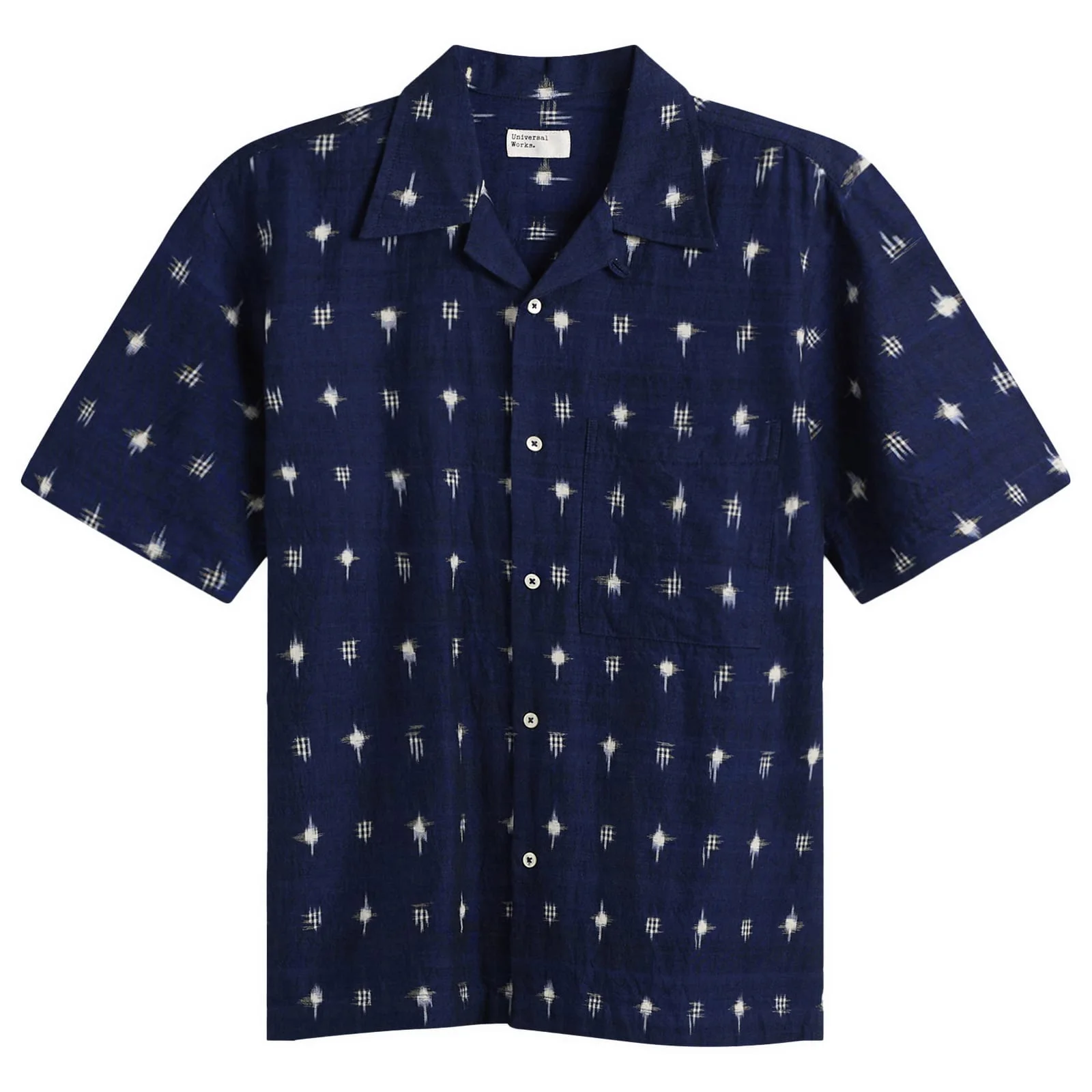 Universal Works Square Ikat Camp Shirt - 1