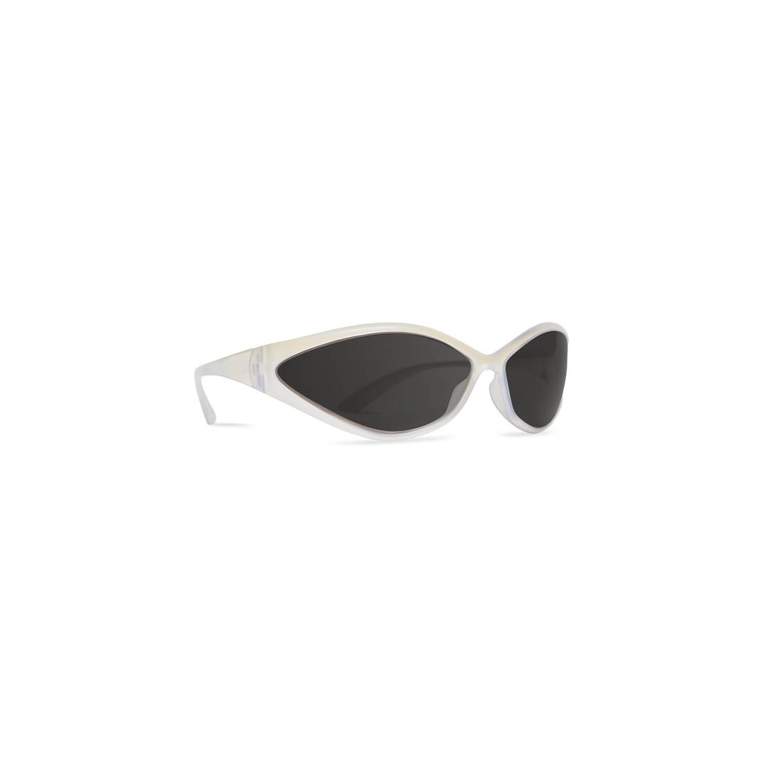 90s Oval Sunglasses  in Crystal - 2