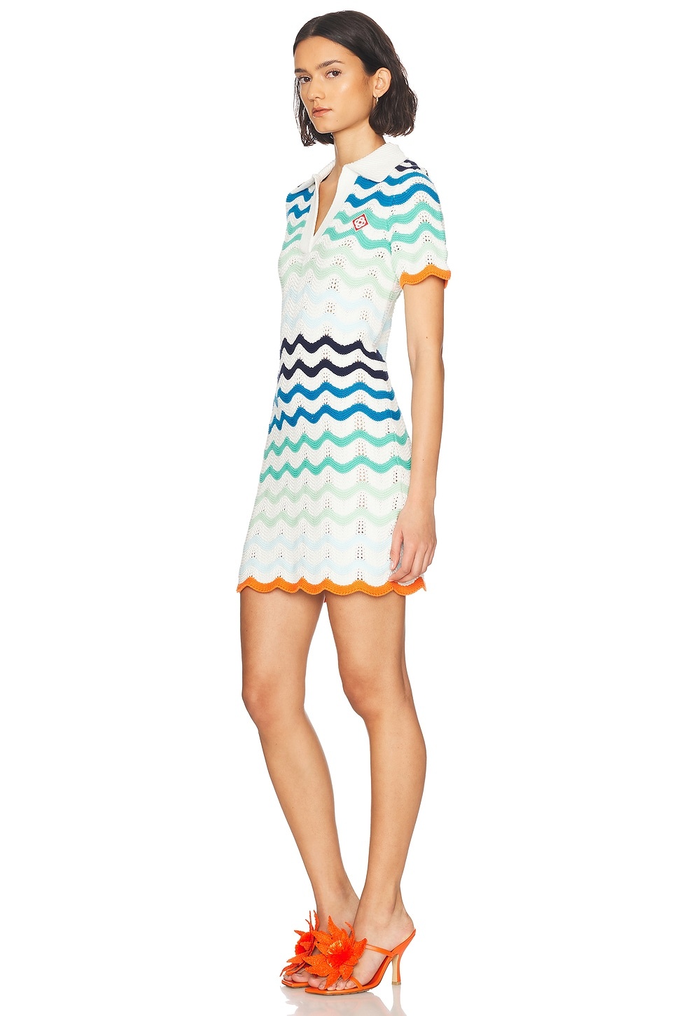 Wavy Crochet Dress - 2
