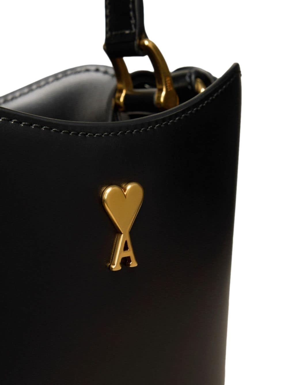mini Paris Paris leather tote bag - 5