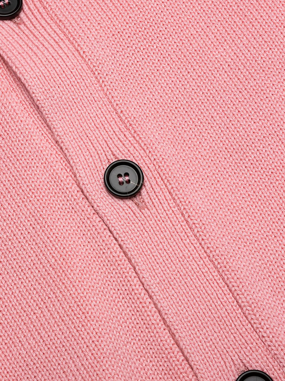 embroidered logo cardigan - 5