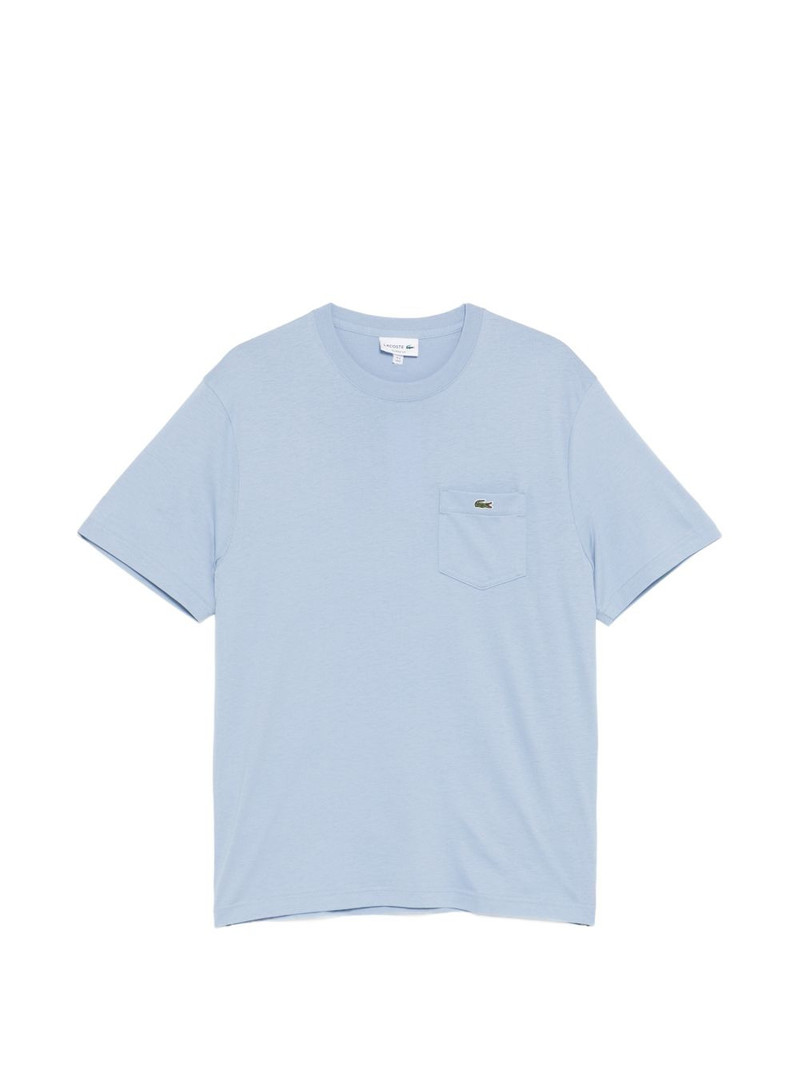 logo-patched round neck T-shirt 1